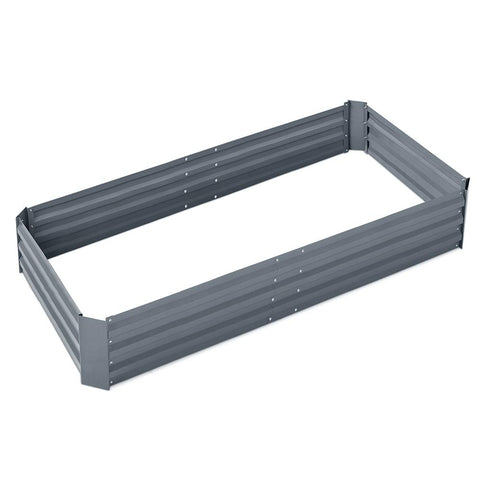 Green Fingers 150cm x 90cm Raised Garden Bed Set of 2 - Charcoal