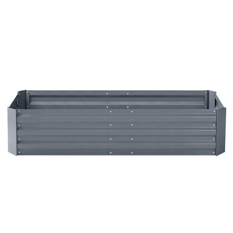 Green Fingers 150cm x 90cm Raised Garden Bed Set of 2 - Charcoal