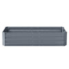 Image of Green Fingers 150cm x 90cm Raised Garden Bed Set of 2 - Charcoal