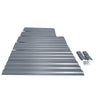 Image of Green Fingers 150cm x 90cm Raised Garden Bed Set of 2 - Charcoal