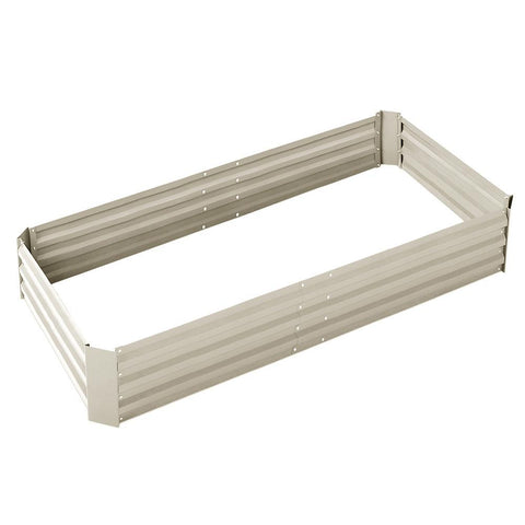 Green Fingers 150cm x 90cm Raised Garden Bed Set of 2 - Cream