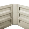 Image of Green Fingers 150cm x 90cm Raised Garden Bed Set of 2 - Cream