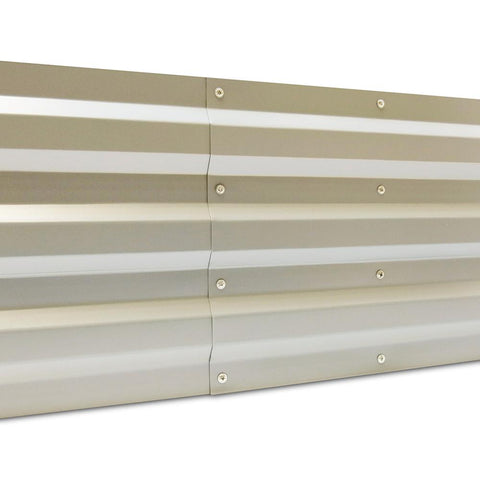 Green Fingers 150cm x 90cm Raised Garden Bed Set of 2 - Cream