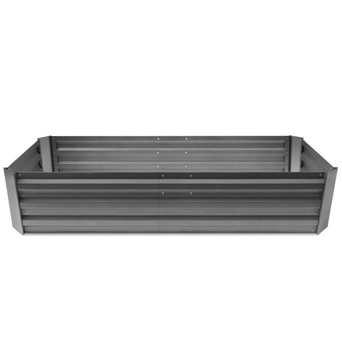 Green Fingers 150cm x 90cm Raised Garden Bed Set of 2 - Grey