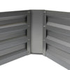 Image of Green Fingers 150cm x 90cm Raised Garden Bed Set of 2 - Grey