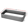 Image of Green Fingers 210cm x 90cm Raised Garden Bed Set of 2 - Charcoal