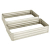 Image of Green Fingers 210cm x 90cm Raised Garden Bed Set of 2 - Cream