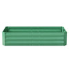 Image of Green Fingers 210cm x 90cm Raised Garden Bed Set of 2 - Green