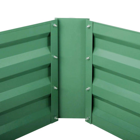 Green Fingers 210cm x 90cm Raised Garden Bed Set of 2 - Green