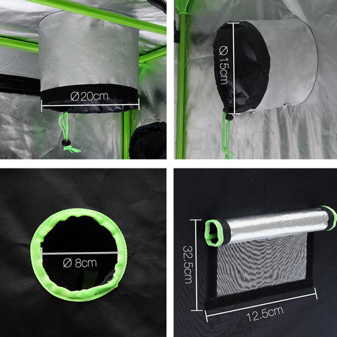 Green Fingers 280cm x 200cm Tall Hydroponic Grow Tent