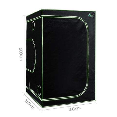 Green Fingers Hydroponic Grow Tent 150cm x 150cm x 200cm