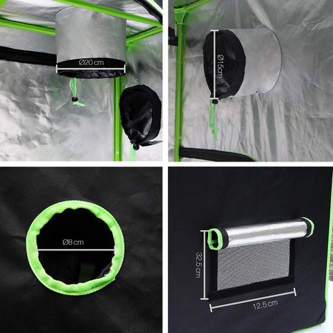 Green Fingers Hydroponic Grow Tent 150cm x 150cm x 200cm