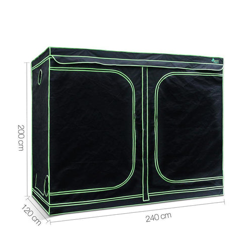 Green Fingers Hydroponic Grow Tent 240cm x 120cm x 200cm