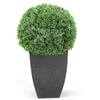 Image of Large Box Wood Artificial Topiary Hedge Ball – 48cm UV Stabilised