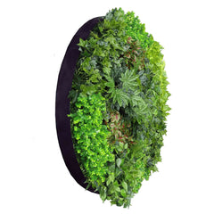 Large Mixed Ivy and Philodendron Artificial Plant Wall Disc 150cm