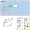 Image of Lechuza Delta 10 Self Watering Table Planter