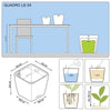 Image of Lechuza Quadro LS 35 Self Watering Pot - 35cm