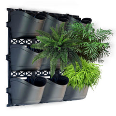 Maze Extra Large Vertical Garden 9 Pot Wall Planter Kit