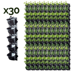 Maze Vertical Garden Modular Wall Planter Kit - 150 Pots