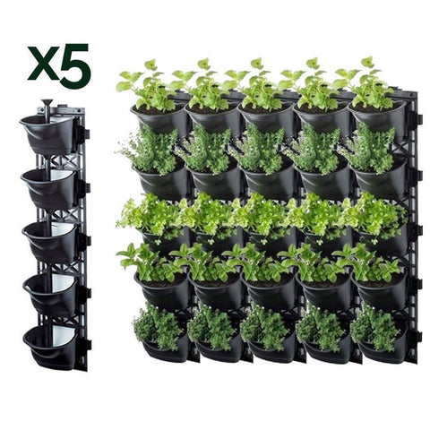 Maze Vertical Garden Wall Planter Kit - 25 Pots (78cm x 80cm)