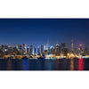 Image of New York Night Time Cityscape Custom Size UV Printed Fence Cover