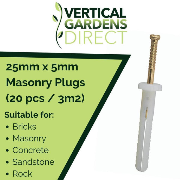Brick Plug Inlets Nylon Plug Installation Kit For Brick/Masonry Surfaces – Vertical ...