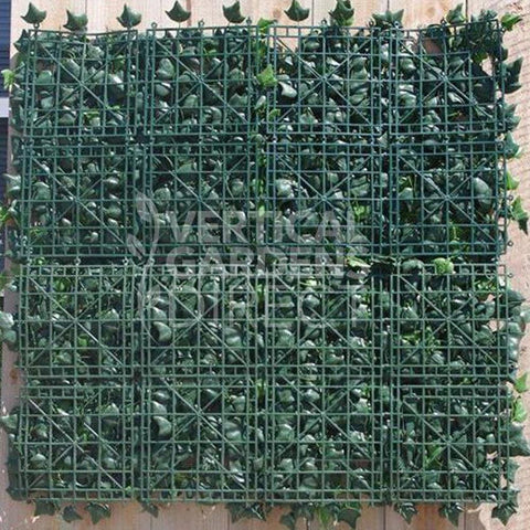 OPEN BOX of 5 x Artificial Ivy Leaf Hedge 1m Panels UV Stabilised