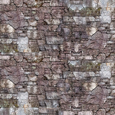 Old Rock Wall Custom Size UV Printed Fence Cover