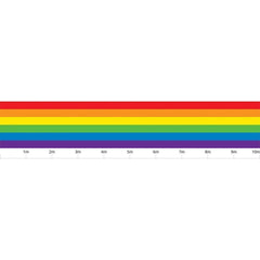 Pride Rainbow Flag Custom Size UV Printed Fence Cover