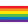 Image of Pride Rainbow Flag Custom Size UV Printed Fence Cover