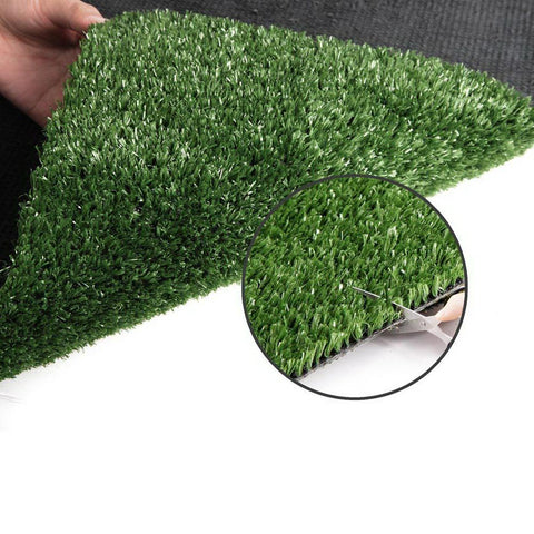 Primeturf Artificial Synthetic Grass 2 x 5m 15mm - Olive Green-Artificial Grass-Vertical Gardens Direct