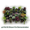 Image of Vicinity Greenwall Vertical Garden Kit - 20 Pots
