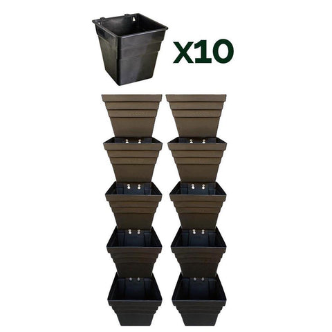 Wallgarden Multi Hang 10 Pot Vertical Garden Wall Kit