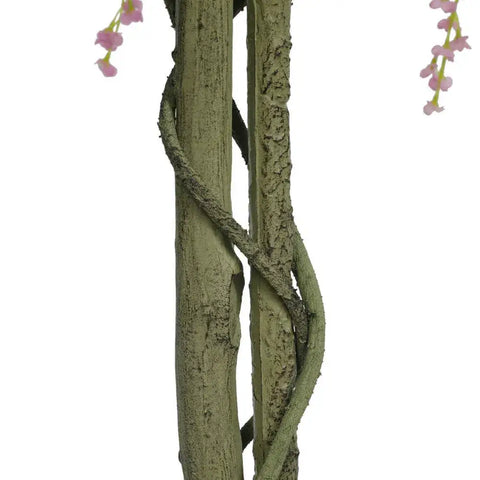 Artificial Wisteria Tree Pink Flowering 180cm