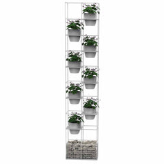 RapidBloom Reo Vertical Garden Wall Planter Box - White